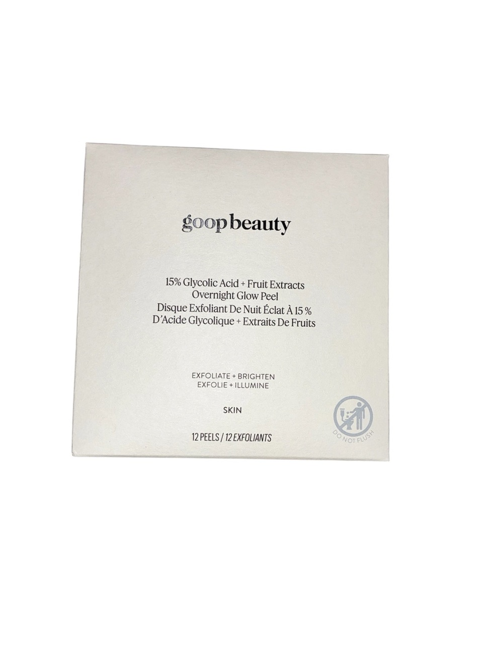Goopbeauty 15% Glycolic Acid Overnight Glow Peel 12CT